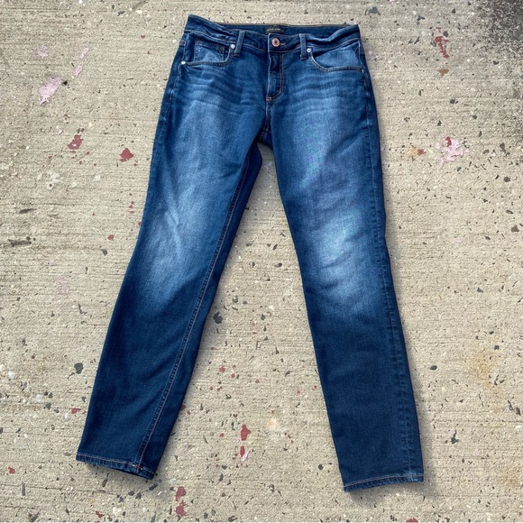 Silver Jeans Denim - Silver Womens Denim Jeans Size 29x29 actual 32x30 Blue Boyfriend Mid Rise‎